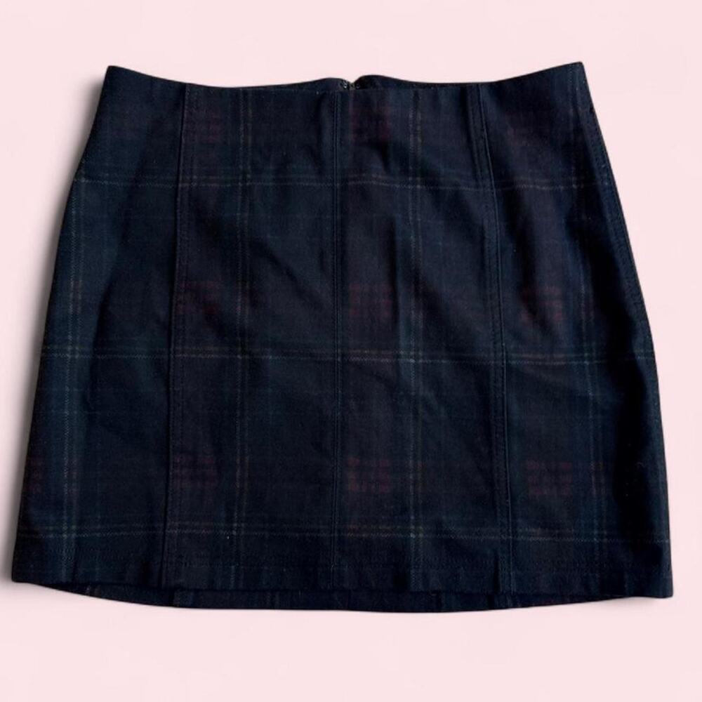 Women's Wild Fable Size M dark plaid mini skirt grunge preppy dark academia